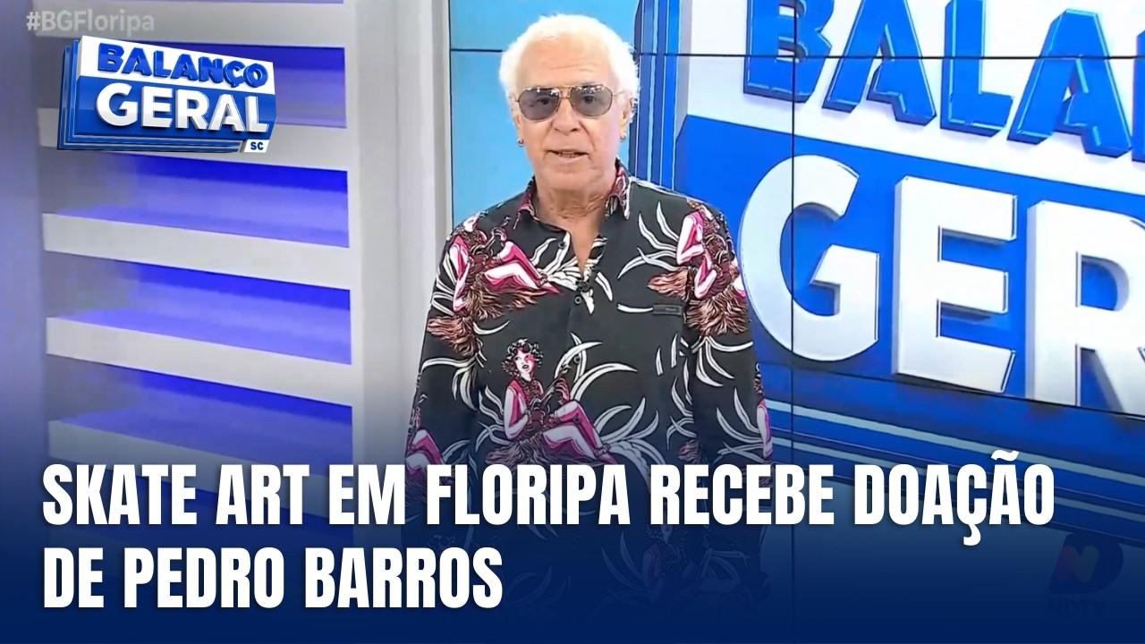 Destaque Cacau Menezes - Pedro Barros doa shape para exposição em Florianópolis