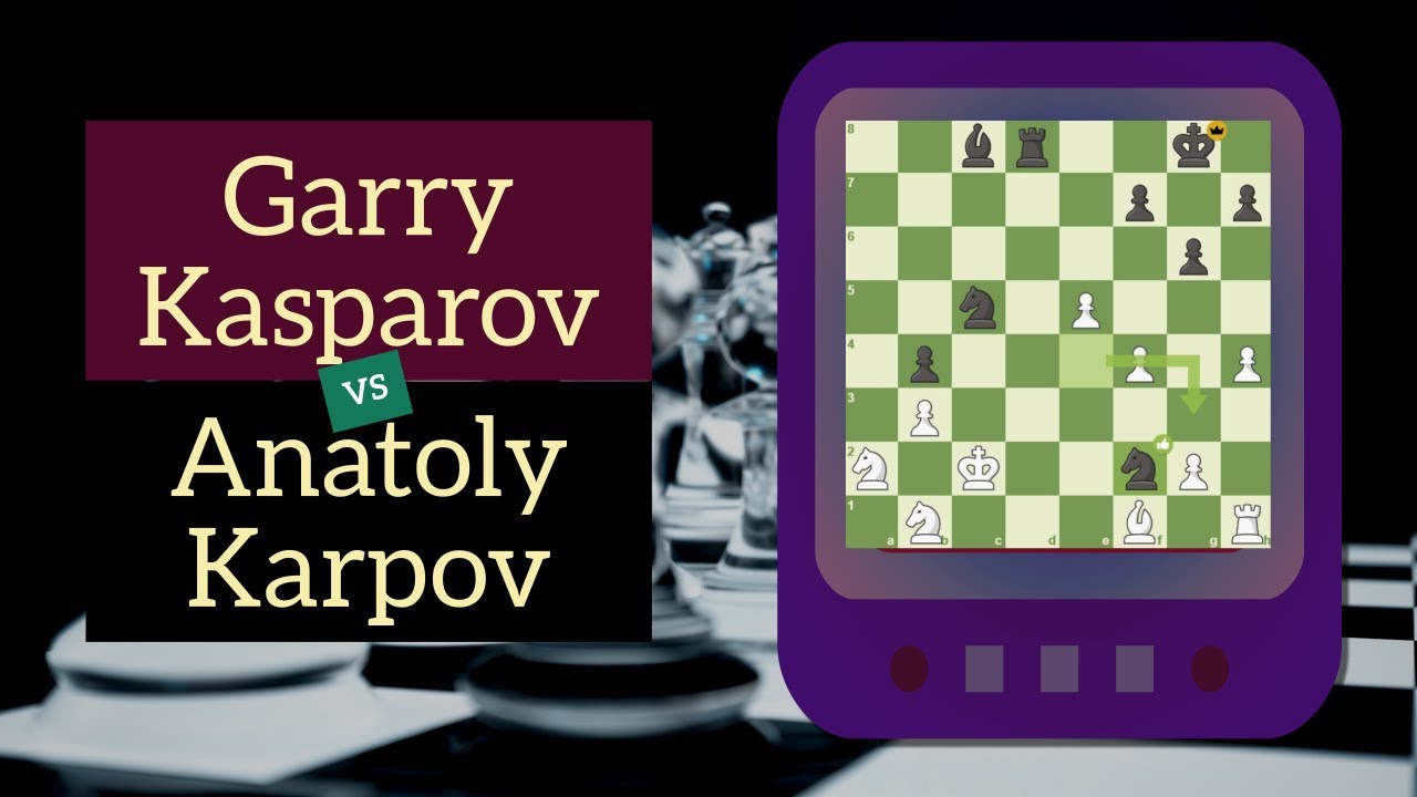 Anatoly Karpov vs Garry Kasparov 0-1 Chess Masters