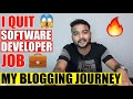 Why I Left Rs 65,000 Job for Blogging? 🔥 MY BLOGGING JOURNEY