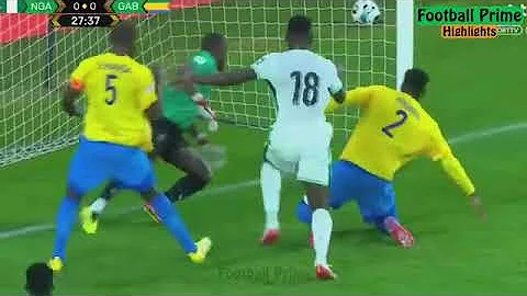 Full time (AET). Super Eagles of Nigeria 4 vs 1 Gabon