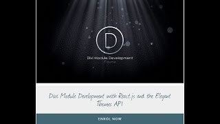 Divi Module Development With react.js