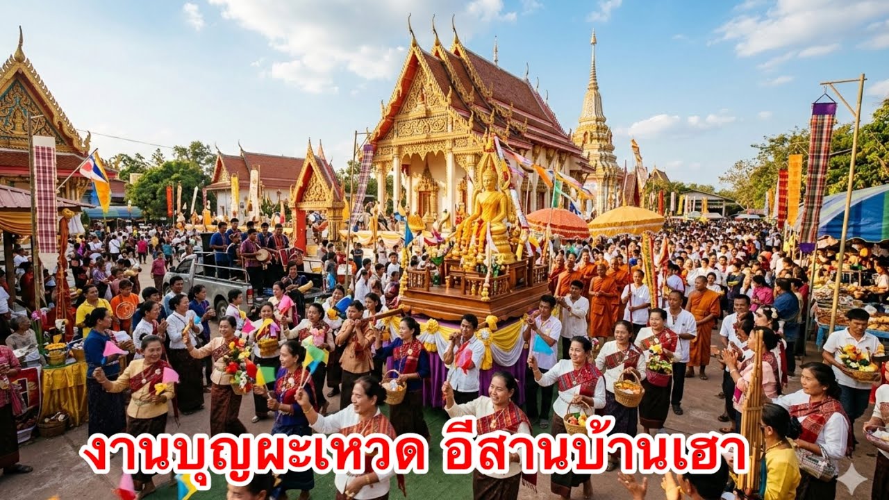 งานบุญผะเหวด อีสานบ้านเฮา