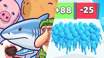 Merge Fellas VS Count Master 3D - All Levels (Android, IOS) Gameplay