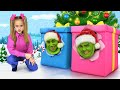 Sasha and Max bake gingerbread houses and punish the Grinch for misbehavior