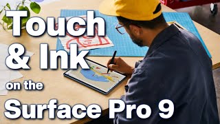 Surface Pro 9  Illustrate using Touch and Ink