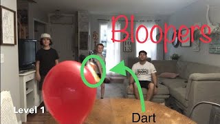 BALLOON POPPING From Level 1 To Level 100 BLOOPERS