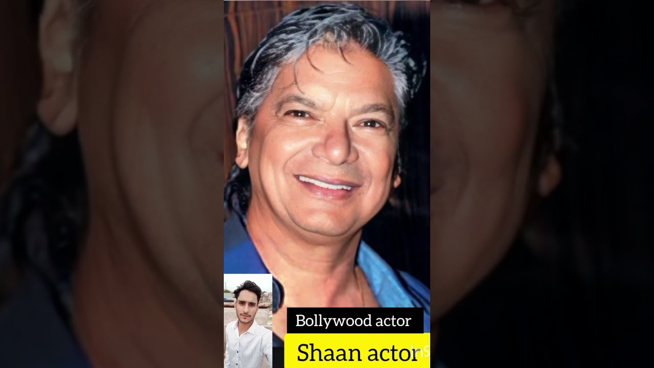 Shaan (old and young) Indian Bollywood actor 