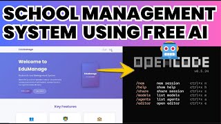 Build a Full School Management System Using FREE AI 🤯 (No Coding Skills!) screenshot 2