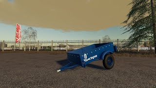 Обзор на легковой прицеп КЗАП-8140 для Farming Simulator 19