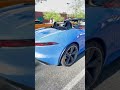 This Blue Jaguar F-Type R Convertible Looks Incredible! #shorts