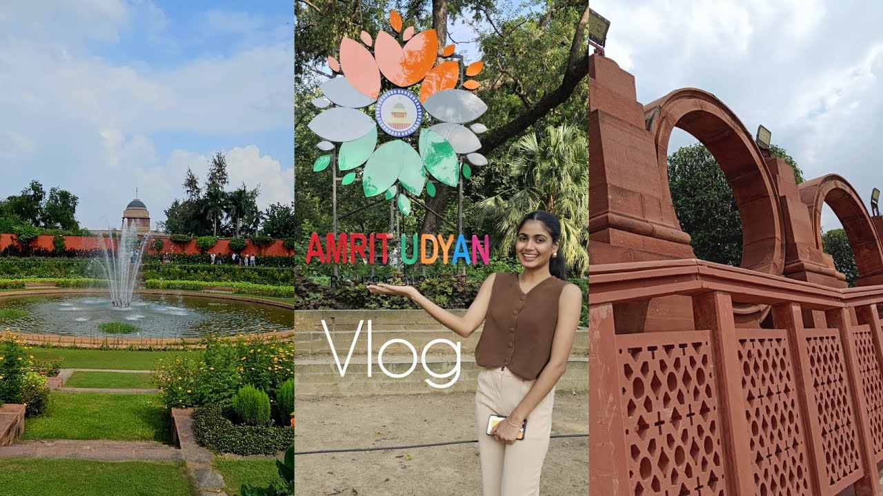 Amrit udyan 🌻🌱mugal garden | Rastrapati bhawan 🤌👑vlog with Rupali Rao 🎀