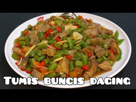 Tumis Buncis Daging Sapi Saus Tiram