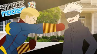 Satoru Gojo vs Homelander (STICK NODES ANIMATION)