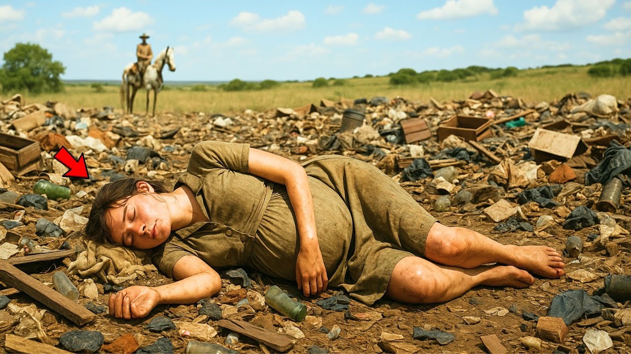 Fazendeiro solitário vê jovem GRÁVIDA desmaiada em meio ao lixo... então ele faz isso...