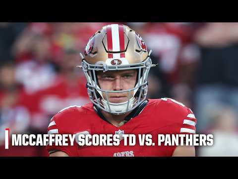 Christian McCaffrey scores first TD against his former team in 49ers vs. Panthers 🙌 | NFL on ESPN