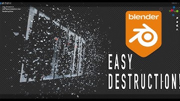 How to Shatter Windows in Blender: 3d Destruction Tutorial