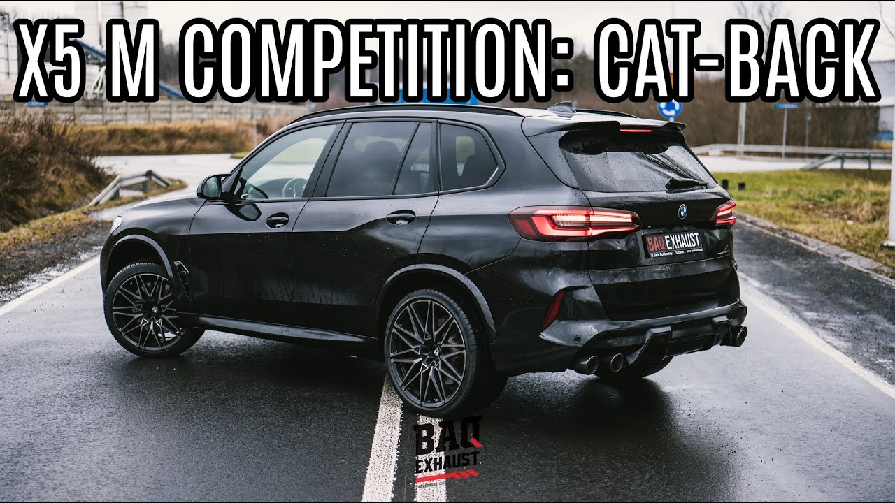 BMW X5 M COMPETITION 2021 (F95) | Baq Exhaust | Loud Cat-back sound ...