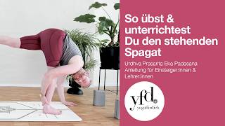 How2 Tutorial: Stehender Spagat, Urdhva Prasarita Eka Padasana, Standing Split, Power Yoga