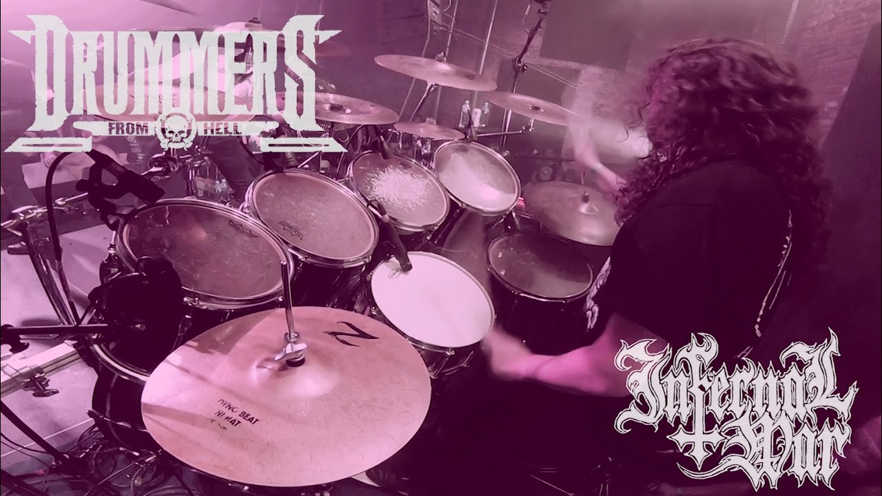 INFERNAL WAR- Death's evangelist. Stormblast. Live in Poland 2020 (Drum Cam)