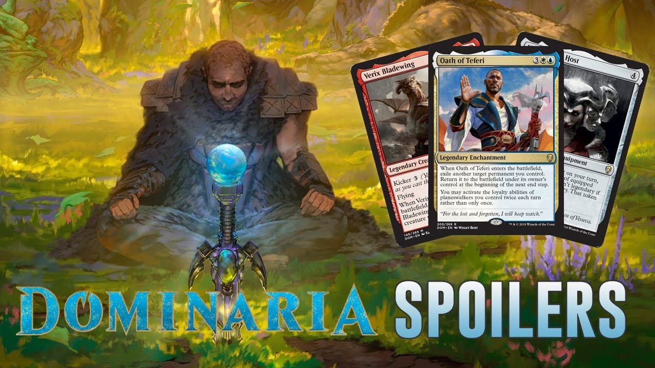Daily Dominaria Spoilers — April 5, 2018 More Legendaries YouTube