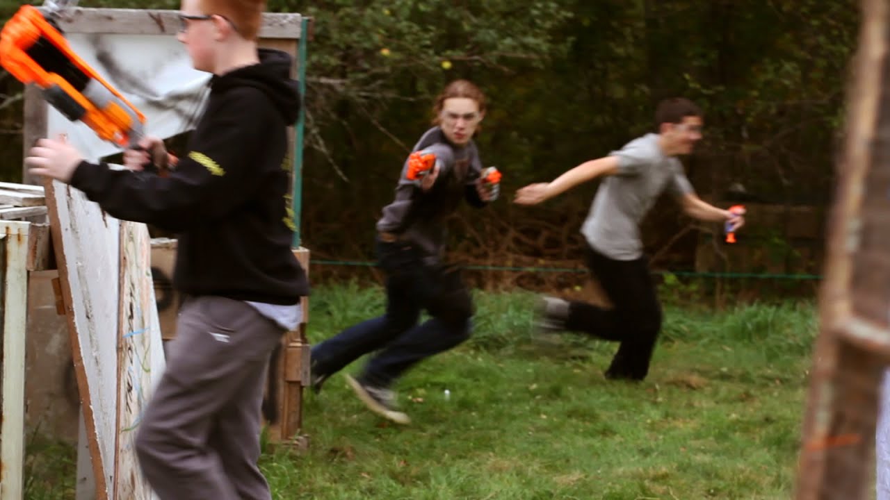 How a Yard a Thunderdome Nerf Arena A Short Film by Rob Lehr