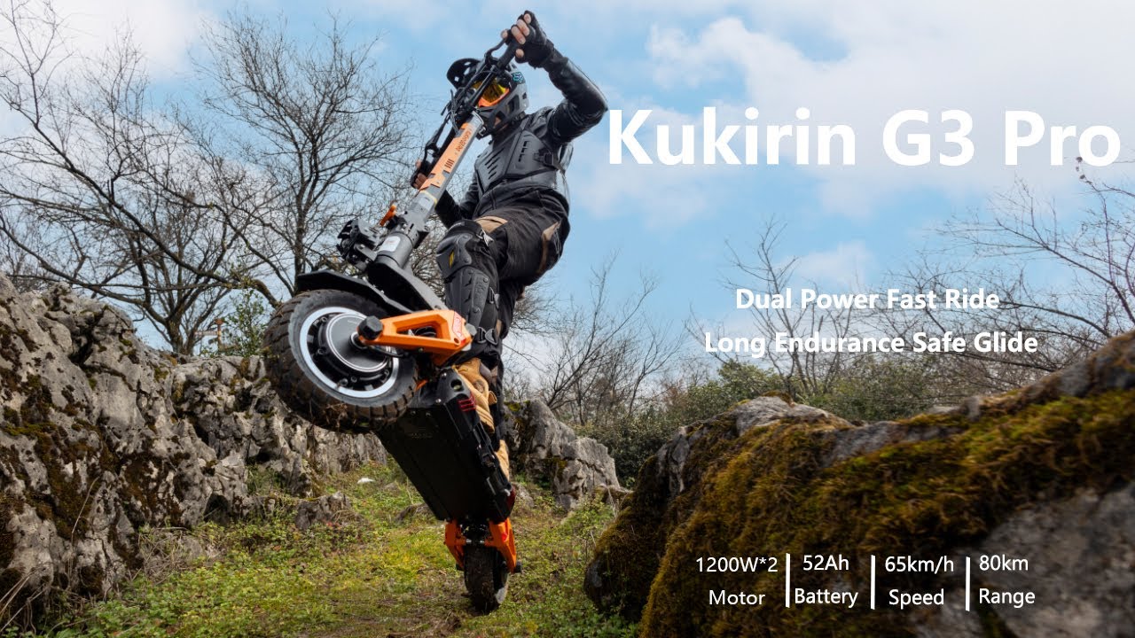 KuKirin G3 Pro E-Scooter | Dual Motor Power, Extreme Speed & Off-Road Freedom
