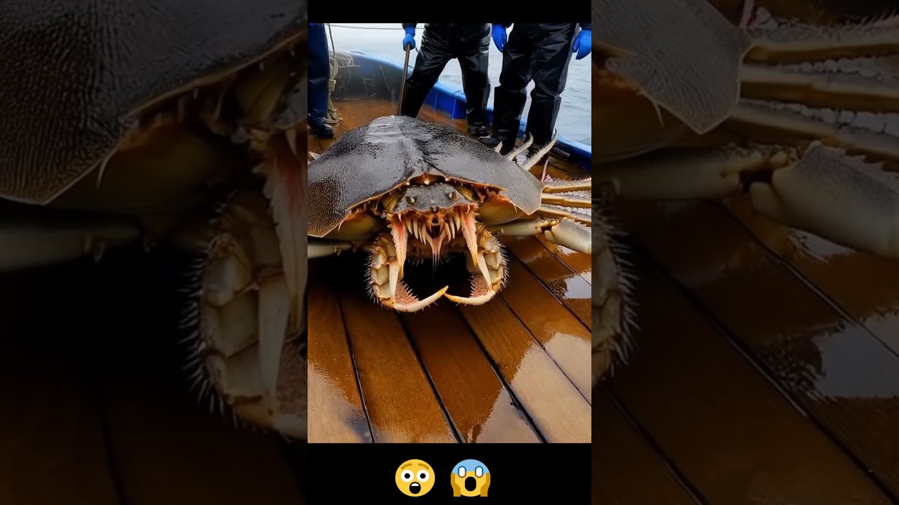¡Criatura Monstruosa! 😱 Enorme Cangrejo Araña Japonés Capturado en Alta Mar 🦀🌊 