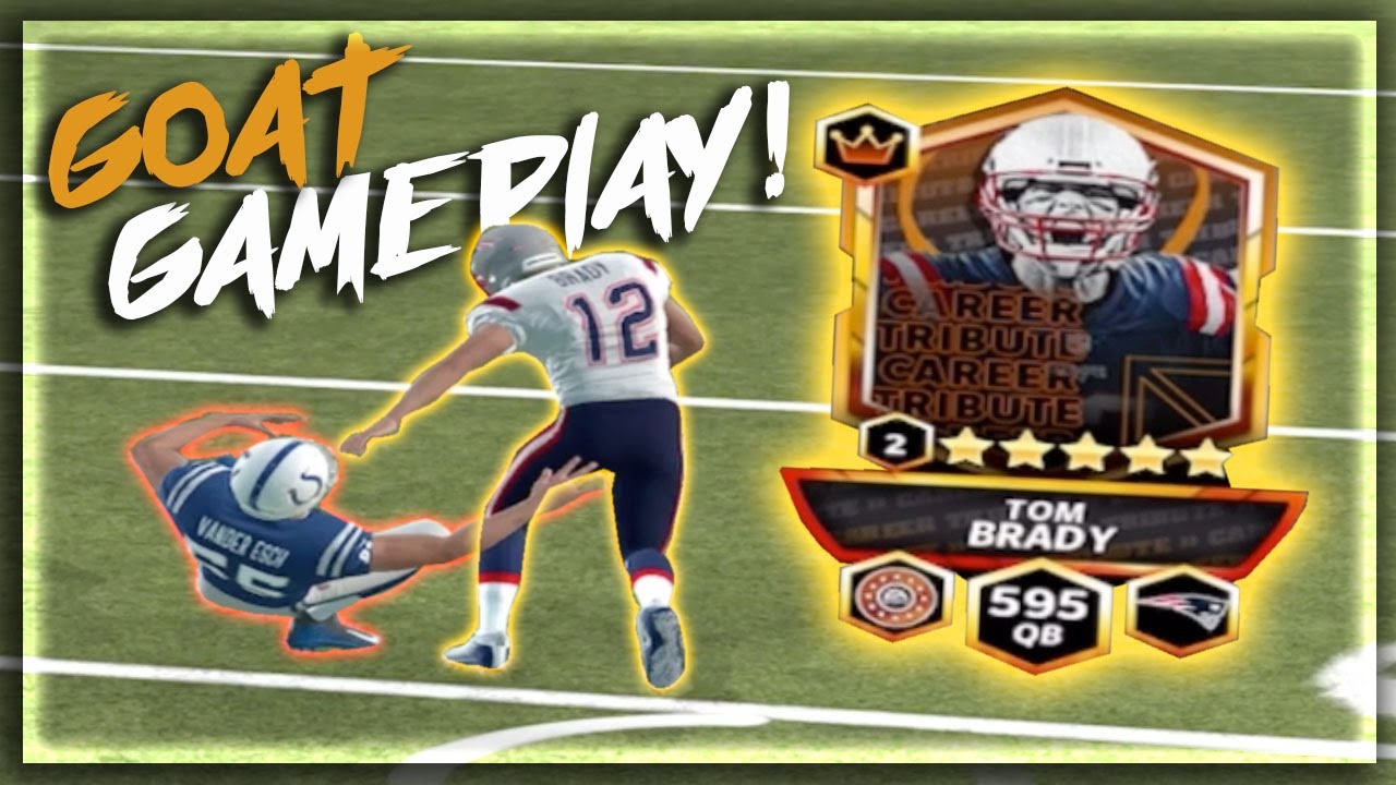 595 OVR CAREER TRIBUTE ICONIC ELITE GOAT TOM BRADY GAMEPLAY!! MADDEN