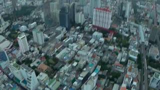 Baiyoke Tower II. Bangkok. Thailand. Небоскреб. Вид за ограждением.