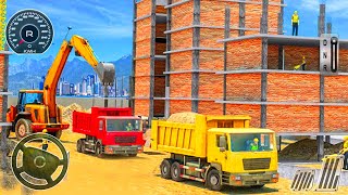 Game Mobil Konstruksi Excavator & Truk Molen - Construction City Building Simulator Android Games screenshot 2