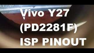 Vivo Y27 EMMC ISP Pinout Repair Guide #gsmsanjoy