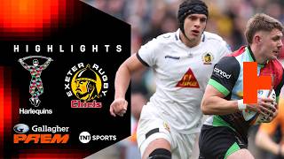 STUNNING COMEBACK! 😧 | Harlequins vs Exeter Chiefs | Gallagher PREM Rugby Highlights