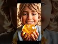 boy eat the golden crystal apple 😋