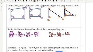 7.2 Similar Polygons Part 1