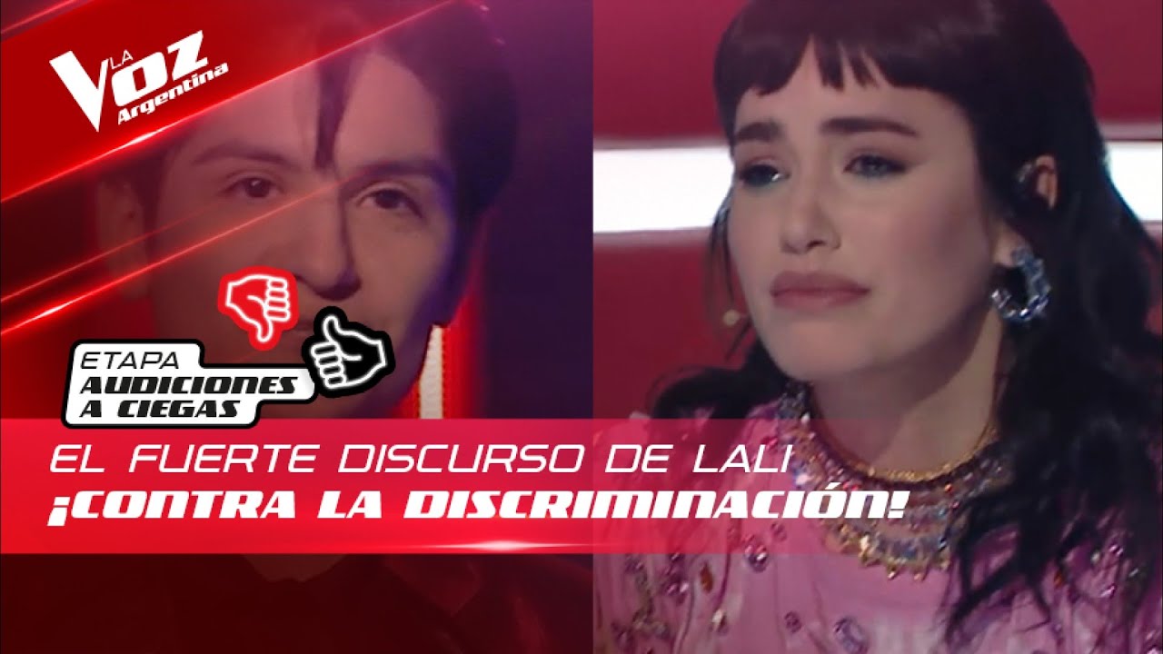 Fuerte discurso de Lali contra el odio de género - La Voz Argentina 2022