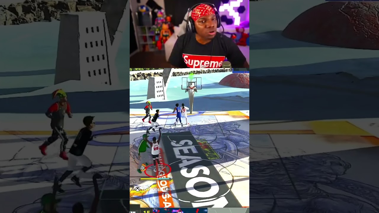 THIS 30yr OLD PIRU GANG BANGER tried TO PRESS ME on NBA 2K24! 😂 #shorts #nba2k24