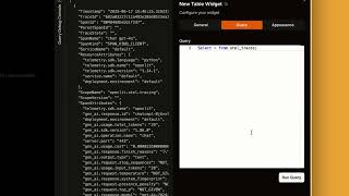 How to Use the Table Widget in OpenLIT – Visualize Trends Over Time