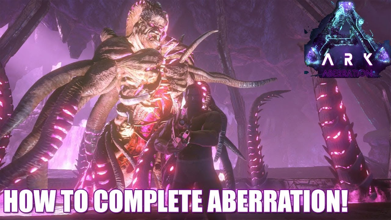How To Complete Ark Aberration Ascend Rockwell Boss The End Youtube