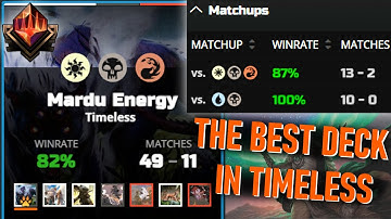 Mardu Energy still DOMINATES Timeless - Bo3 Mythic Ranked Gameplay