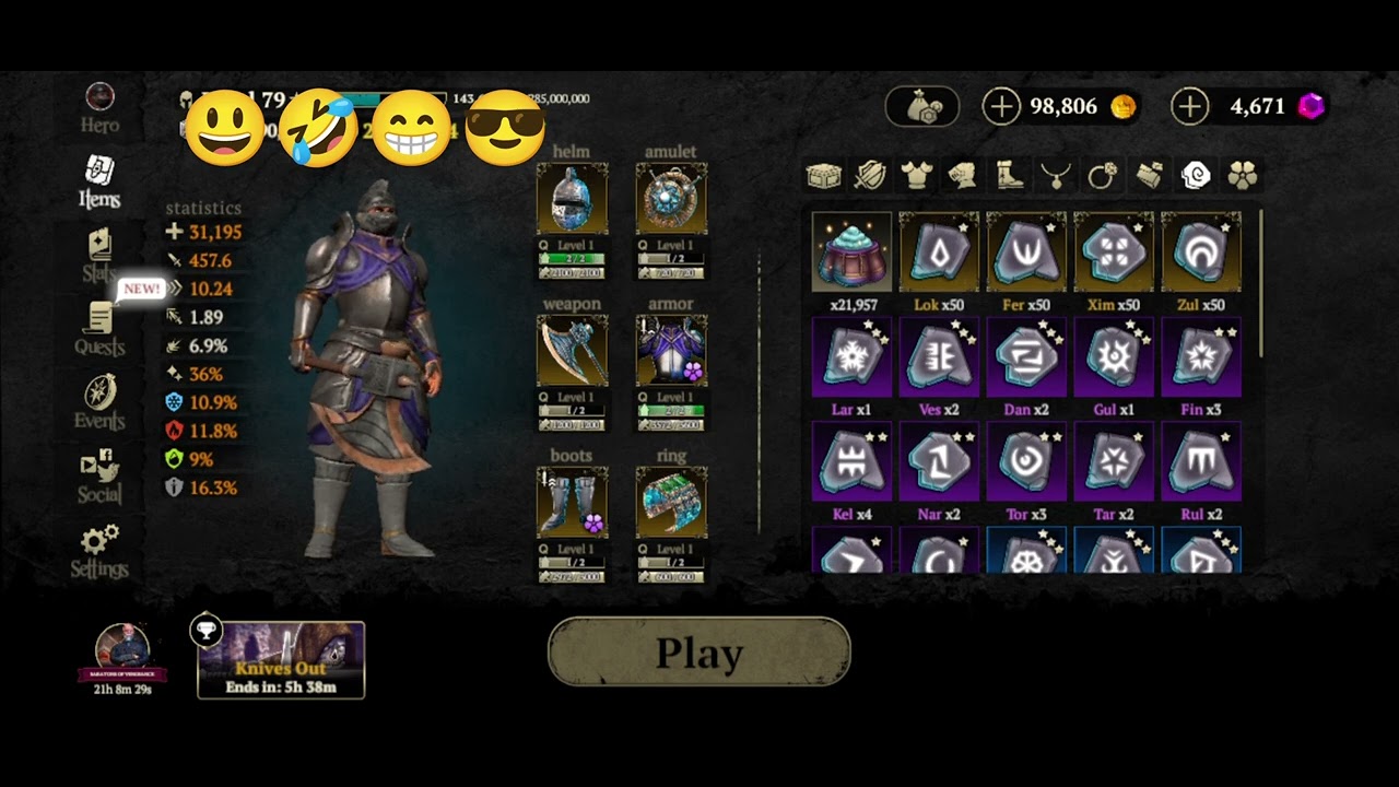 Evil lands hack rune no ban, hack Material no ban, hack item lvl2-5 no ban