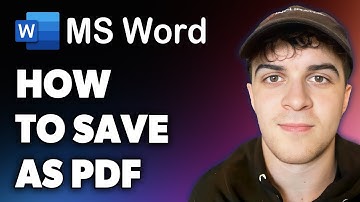 How to Save Microsoft Word as Pdf (Full 2024 Guide)