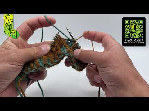 Horizontal Transition Between Double-Knitted Brioche and Double-Knitting — A Sockmatician Tutorial