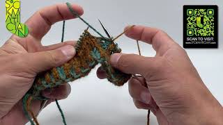Horizontal Transition Between Double-Knitted Brioche and Double-Knitting — A Sockmatician Tutorial