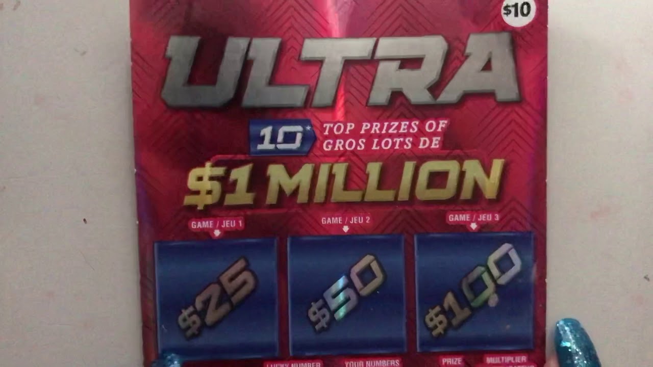 ULTRA, instant scratch ticket, Ontario lottery and gaming, OLG YouTube
