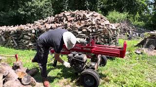 Lightning fast log splitter!