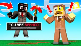 Using ADMIN POWERS on BIFFLE in Minecraft Prisons