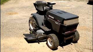 Craftsman II GT 6000 First Cut Of The Season.
