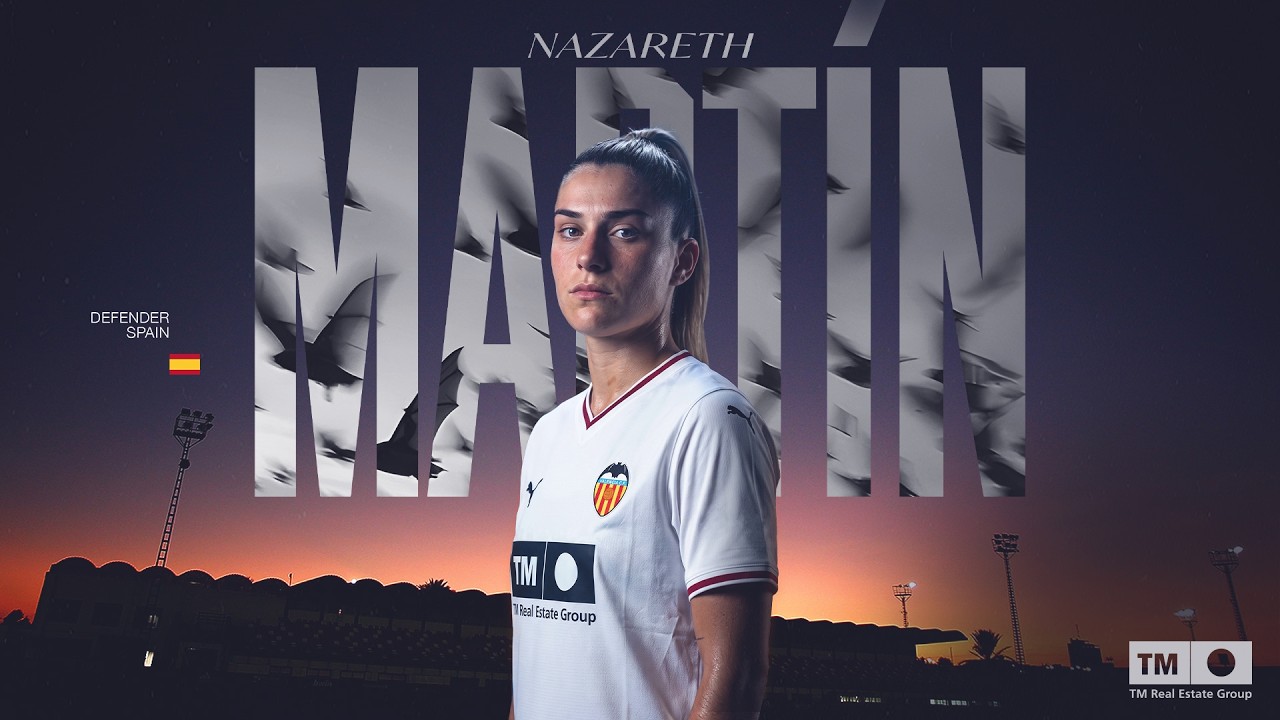 PRIMERAS PALABRAS DE NAZARETH MARTÍN TRAS CONVERTIRSE EN JUGADORA DEL VALENCIA CF FEMENINO
