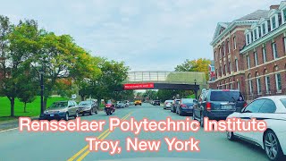 Rensselaer Polytechnic Institute (RPI) Located in Troy, New York - Campus Driving Tour