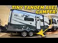 This tiny tandem axel camper won’t be here for long… 2024 Forest River Rockwood MiniLite 2104S